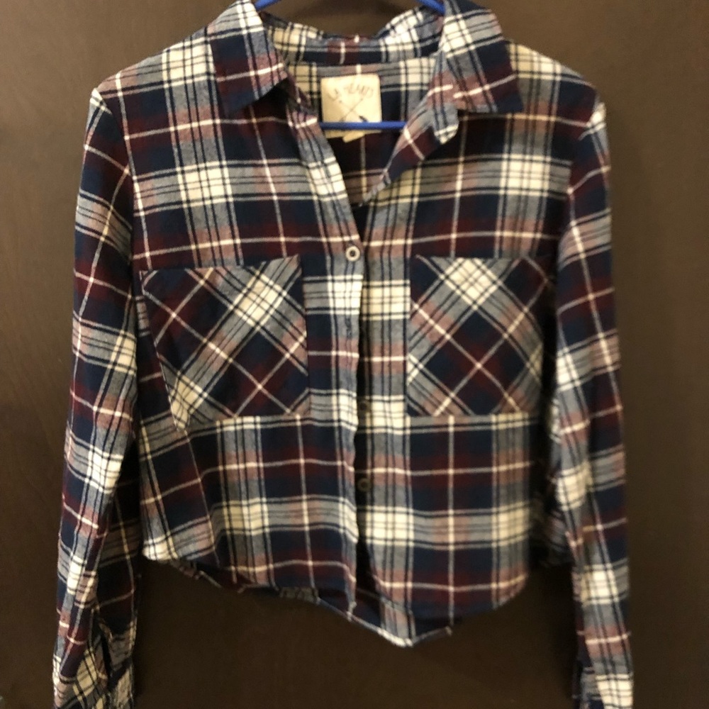 Crop flannel